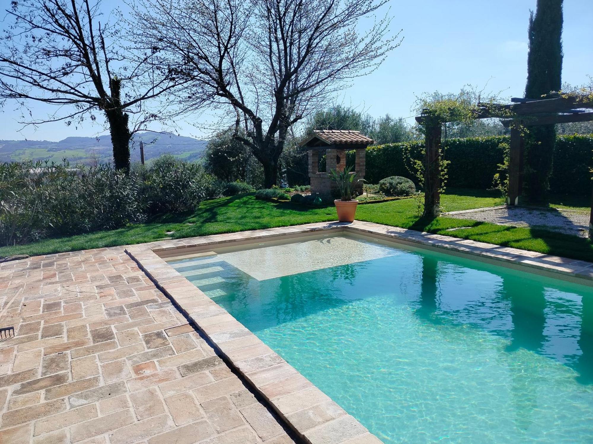 פוסומברונה Ca' Le Cerque, Villa Surrounded By The Marche Nature מראה חיצוני תמונה