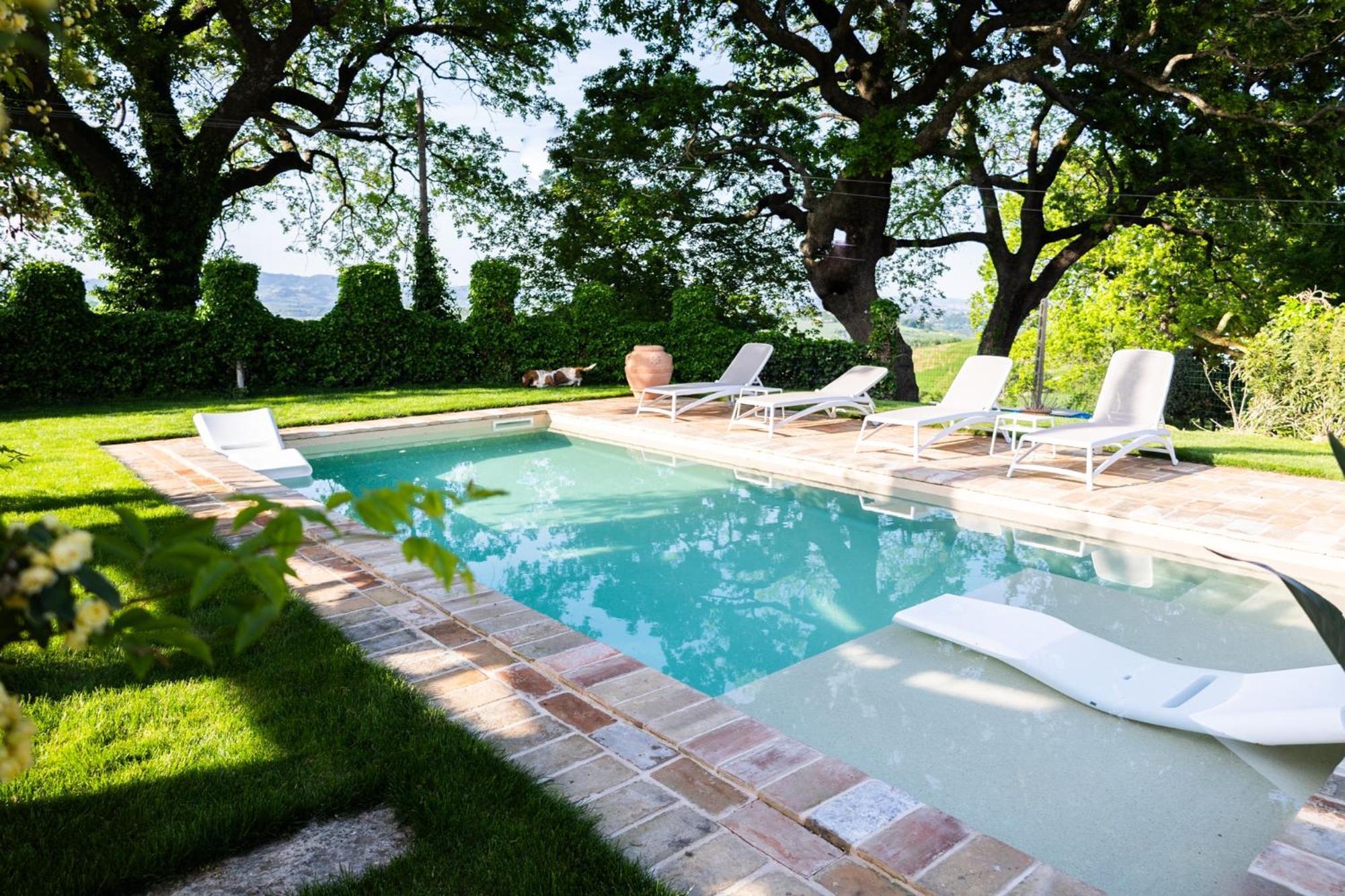 פוסומברונה Ca' Le Cerque, Villa Surrounded By The Marche Nature מראה חיצוני תמונה